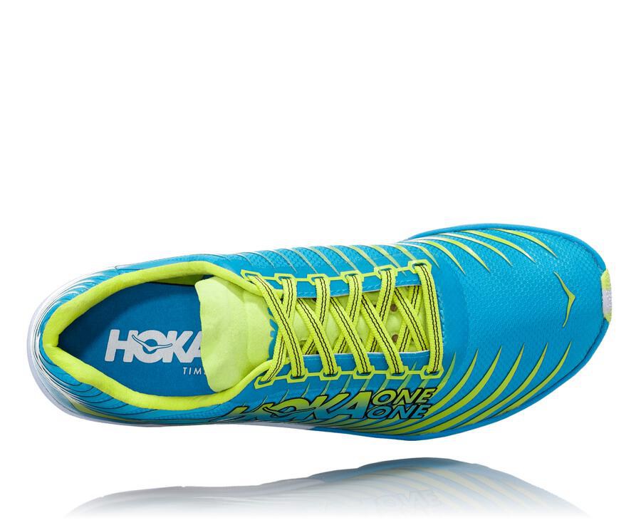 Tennis Hoka One One Evo Xc Femme - Bleu/Vert - DVU-891407